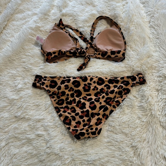 Xhilaration from Target brown & black leopard 🐆 patterned Bikini 👙 XL - Picture 16 of 16